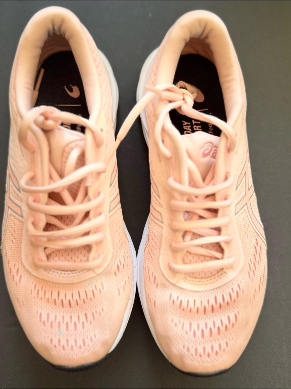 ASICS Peach/Pink Women's Athletic Running Shoes